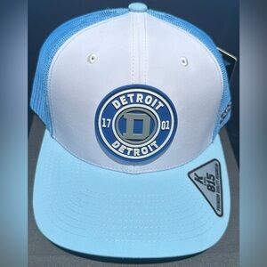 Detroit Lions Blue and White Cap